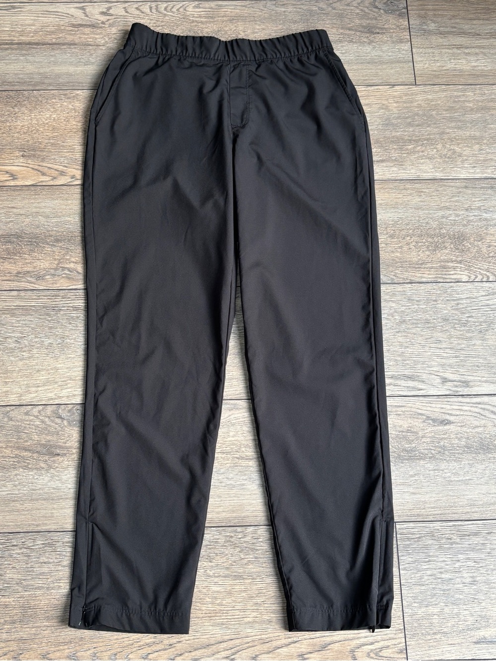 Tommy Bahama Active Ankle Zip Pants Pockets Black Sz Medium